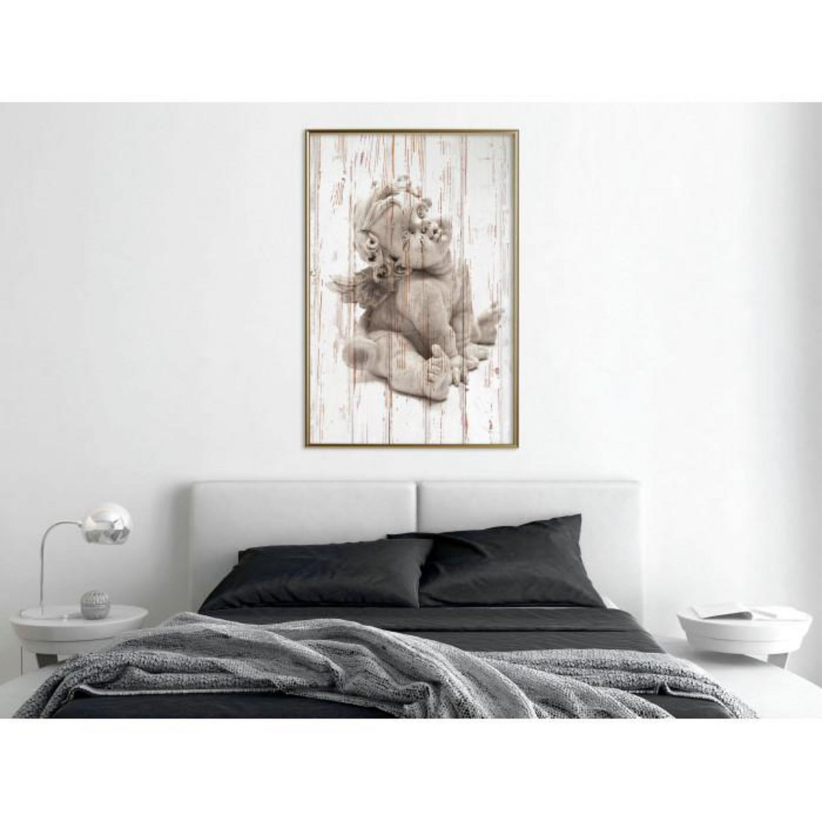 Paris Prix Affiche Murale Encadrée  Winged Baby