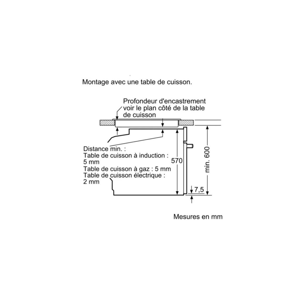 BOSCH Four intégrable multifonction 71l 60cm pyrolyse - HBG578ES7F