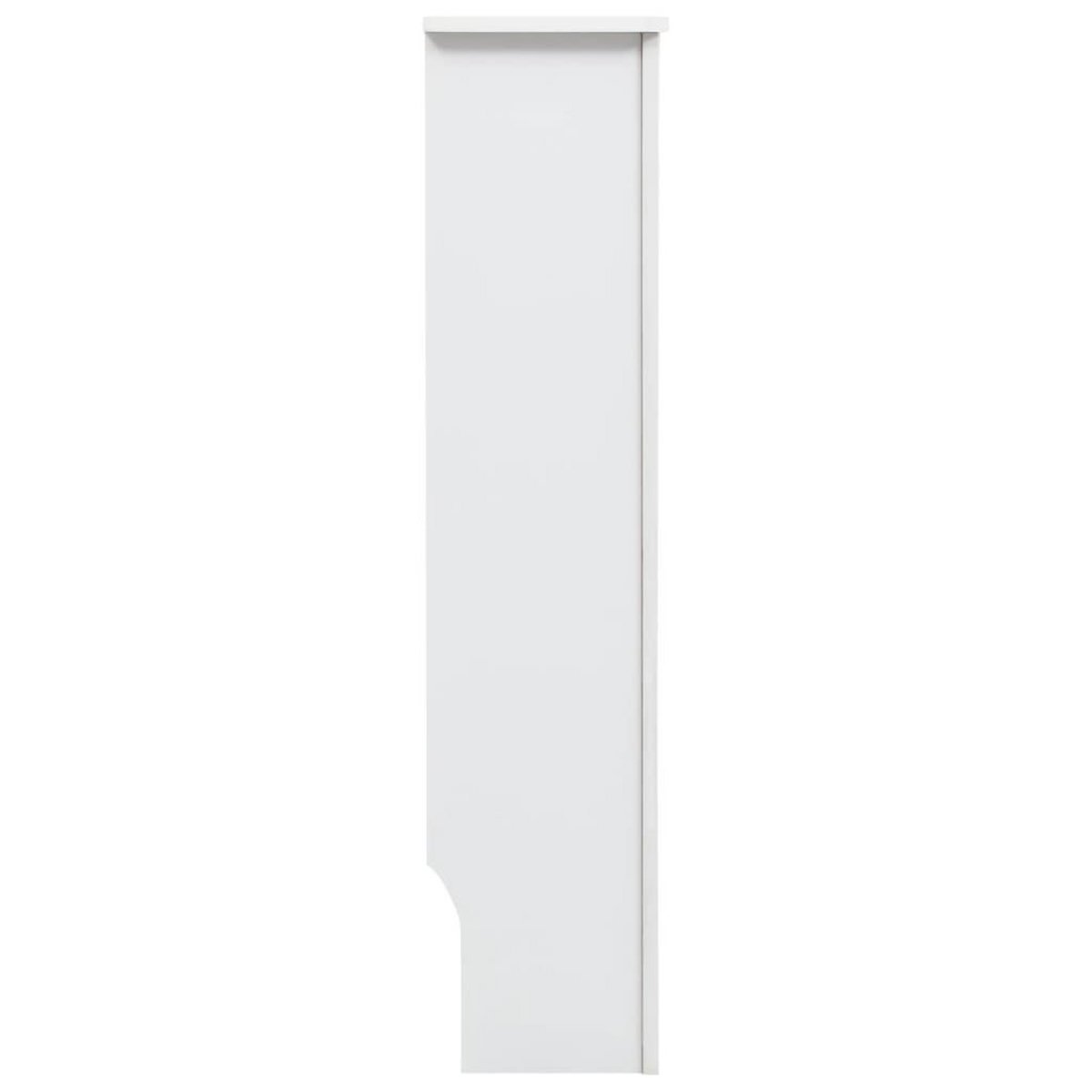VIDAXL Cache-radiateur Blanc 112x19x81,5 cm MDF