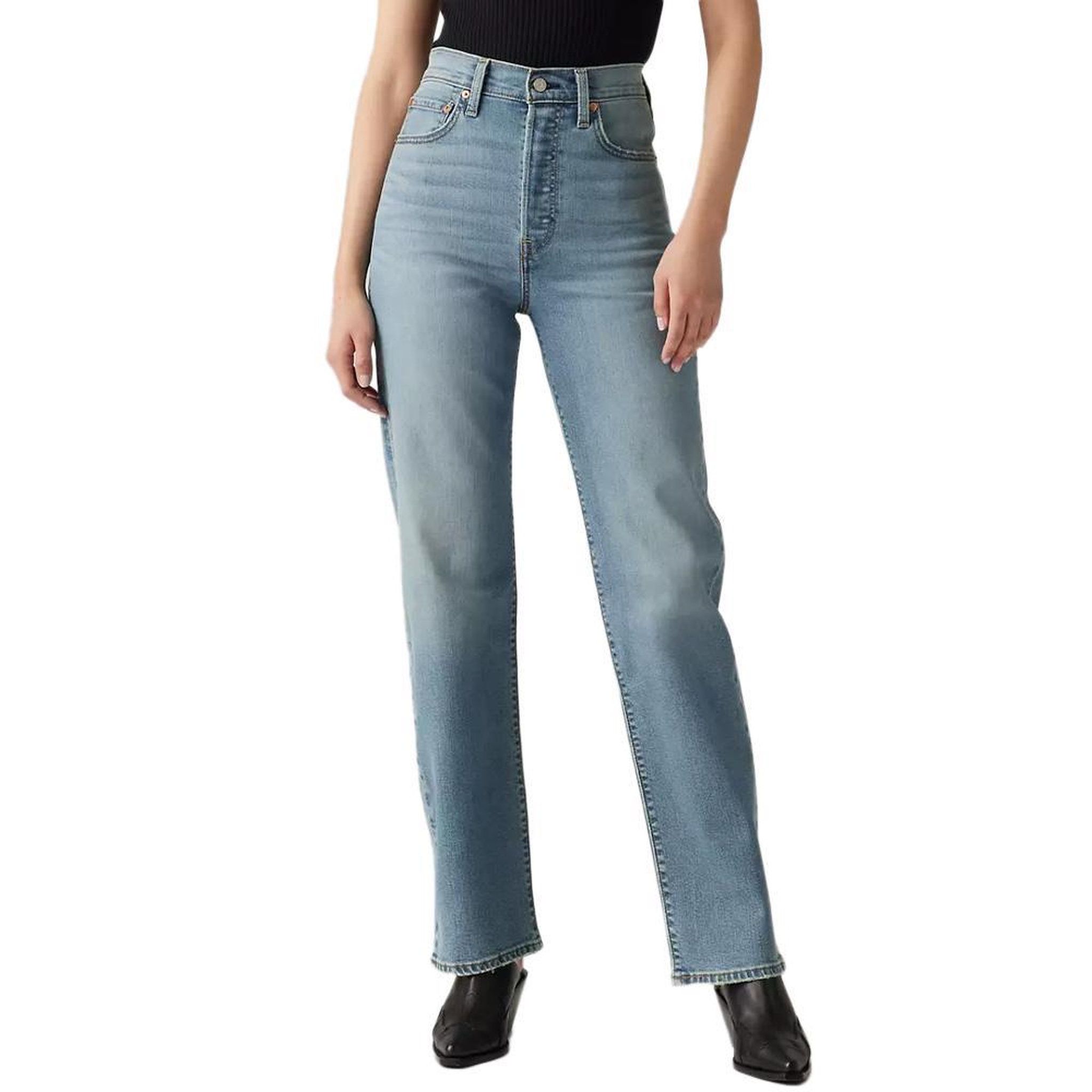 Levi's Jean Straight Bleu Clair Levi's Ribcage 79078. Coloris disponibles : Bleu