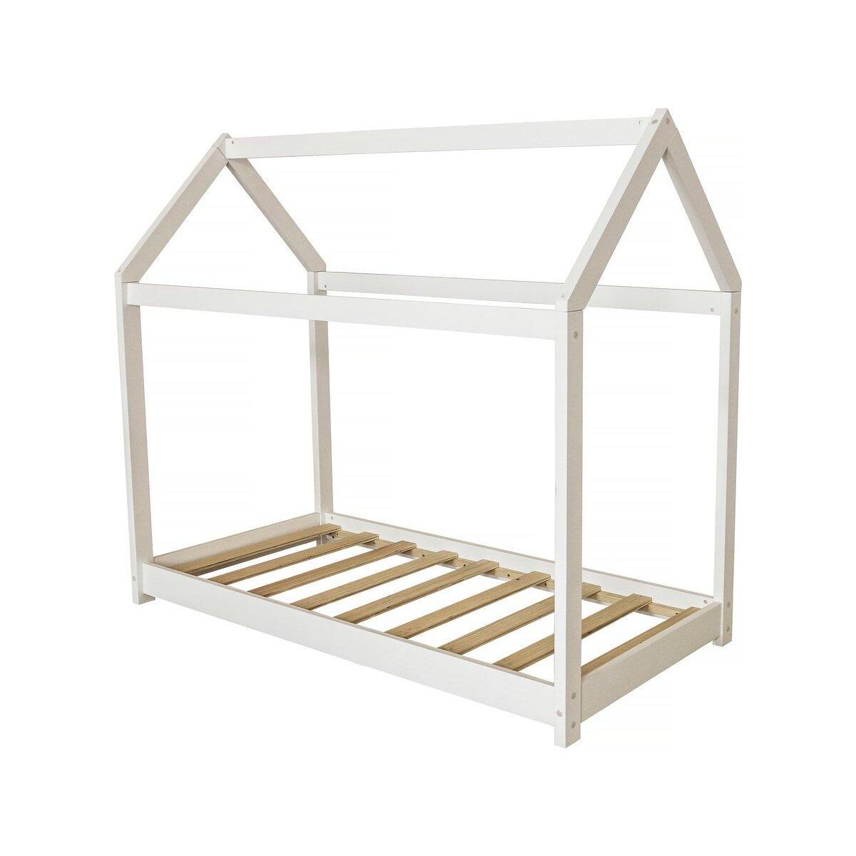 Habitat et Jardin Lit Cabane pour enfant  Camilla  - 140 x 70 cm - Blanc