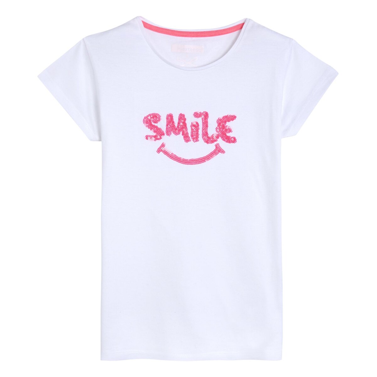 IN EXTENSO Tee-shirt manches courtes "Smile" fille