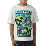 NAME IT T shirt  Garçon  Name it Minecraft. Coloris disponibles : Blanc