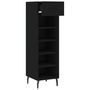 Voir la diapositive 5 : VIDAXL Armoire a chaussures noir 30x35x105 cm bois d'ingenierie