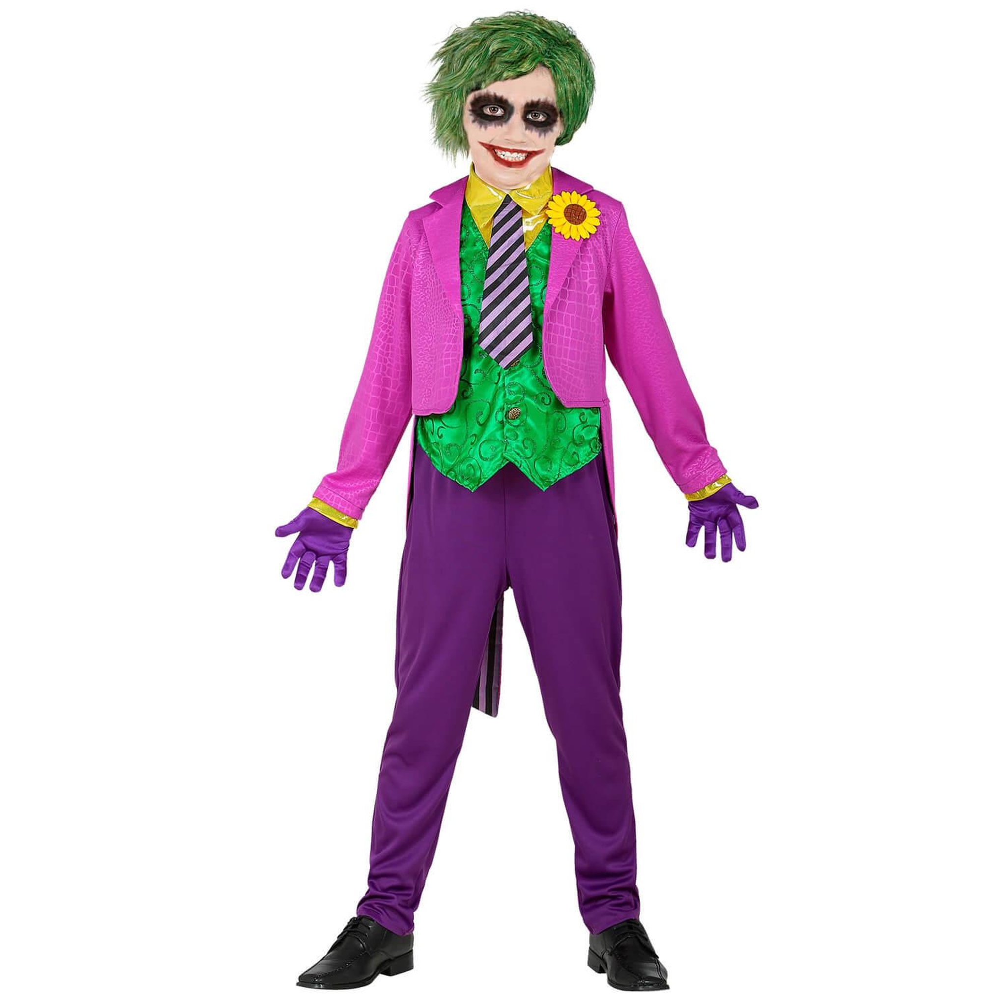WIDMANN Déguisement clown maléfique - Garçon - 8/10 ans (128 à 140 cm)