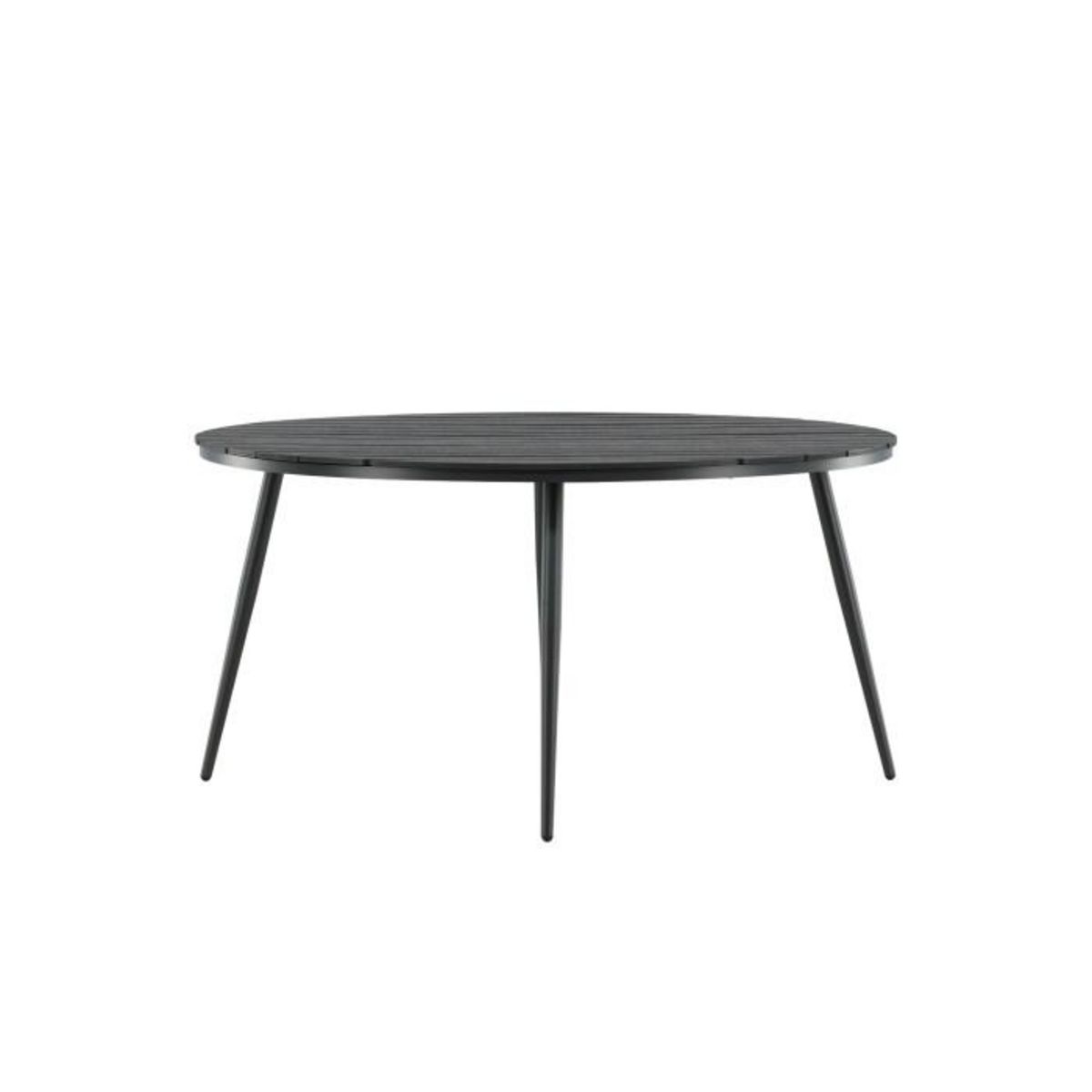 Paris Prix Table de Jardin Ronde  Break  150cm Noir