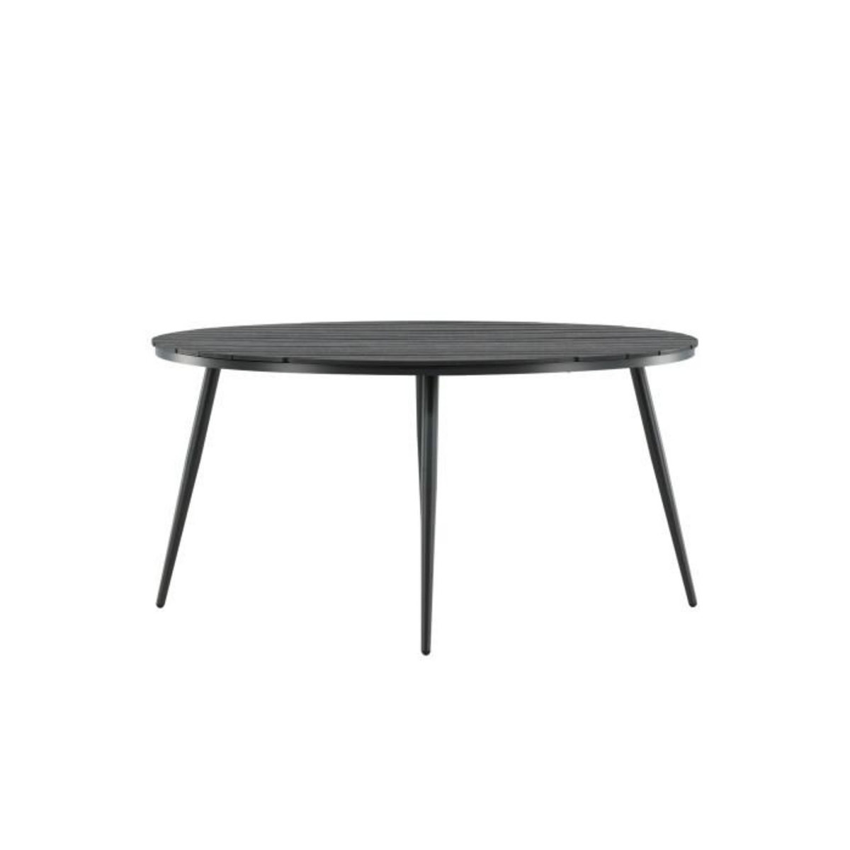 Paris Prix Table de Jardin Ronde  Break  150cm Noir