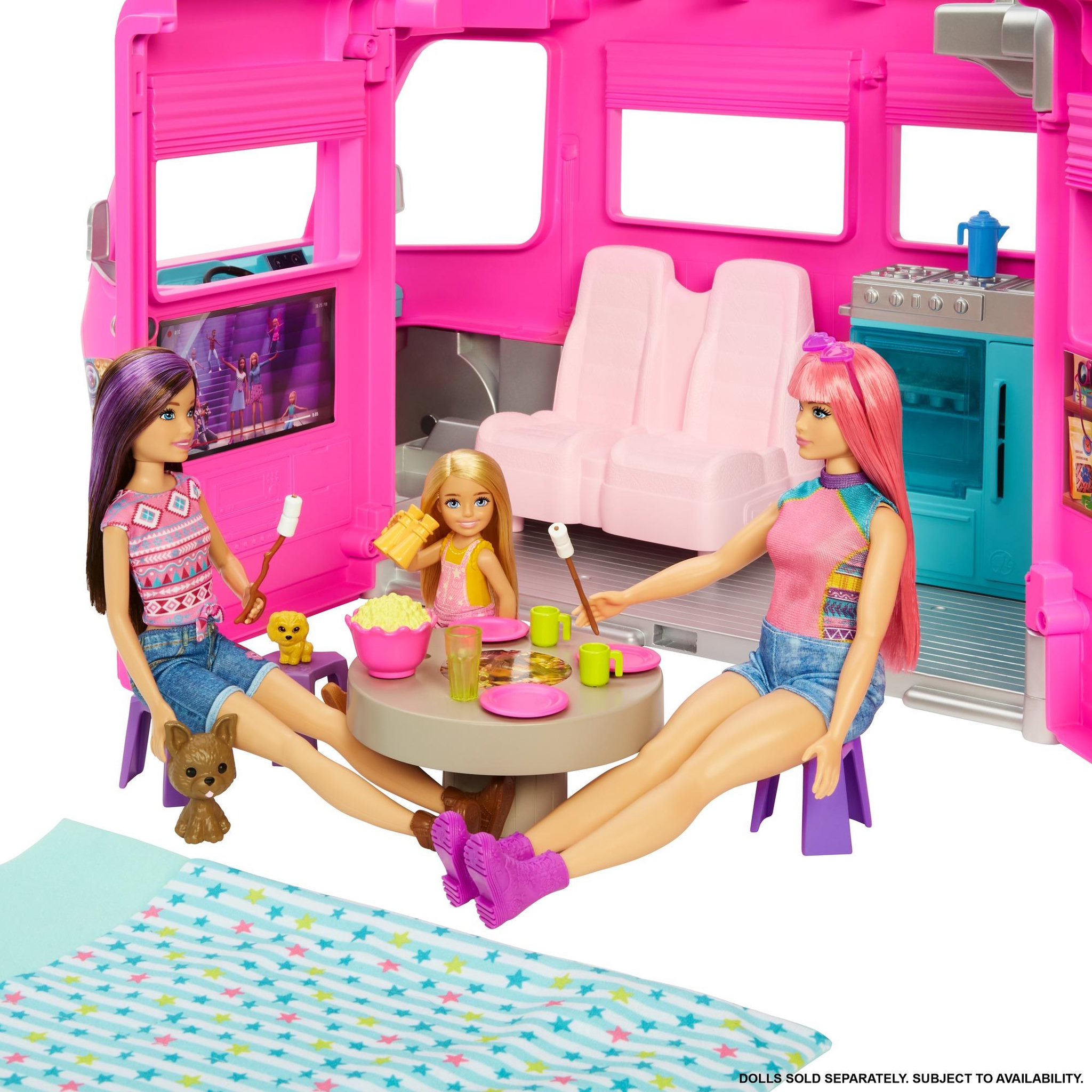 Voir la diapositive 4 : BARBIE Méga camping car de Barbie 