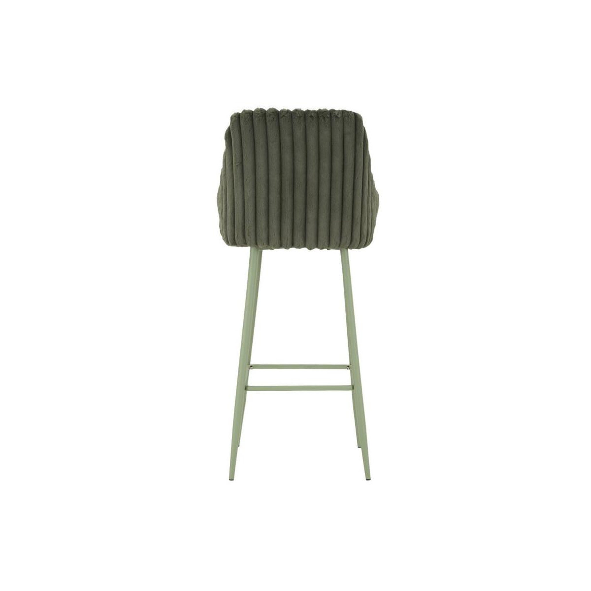 Voir la diapositive 5 : Paris Prix Lot de 2 chaises de bar  alaska  111cm vert