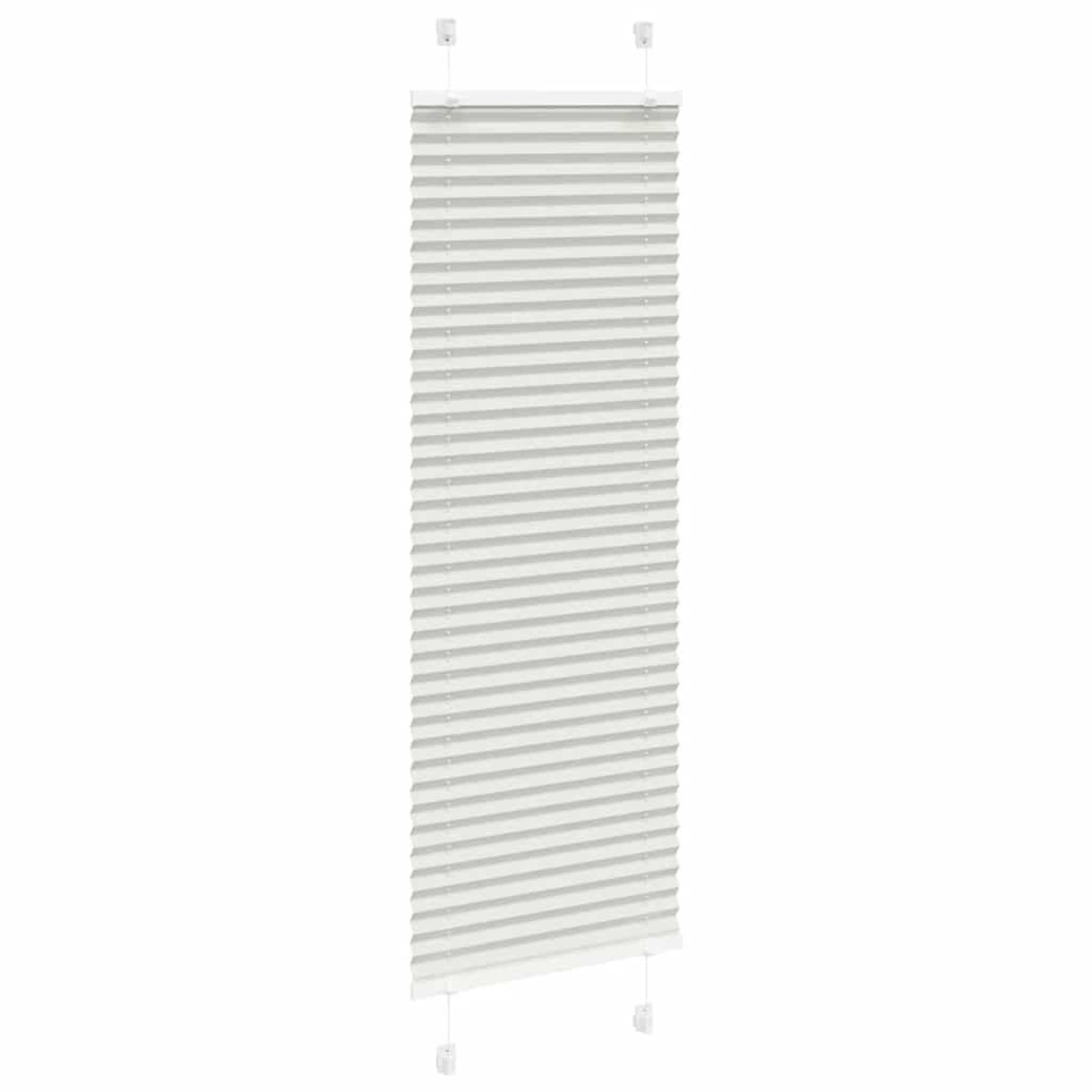 Voir la diapositive 3 : VIDAXL Store plisse gris clair 40x150 cm largeur du tissu 39,4 cm