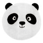 Voir la diapositive 1 : Atmosphera Kids Tapis Enfant Rond  Panda  100cm Blanc & Noir