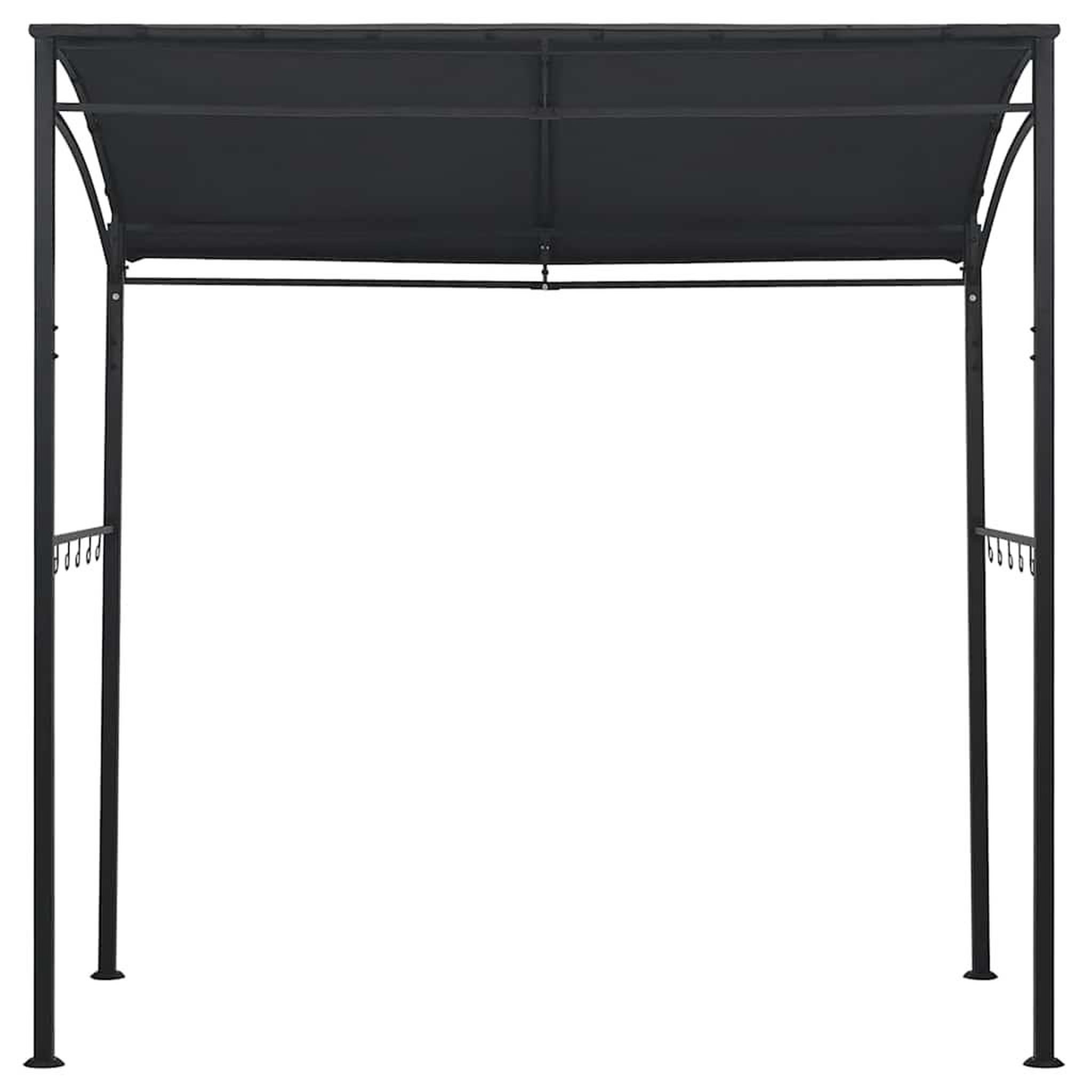 Voir la diapositive 3 : VIDAXL Belvedere de barbecue 215x150x220 cm anthracite acier