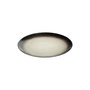 Voir la diapositive 2 : SECRET DE GOURMET Lot de 6 Assiettes de Présentation  Jem  33cm Noir & Argent