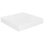 Voir la diapositive 4 : VIDAXL Etagere murale flottante 2 pcs Blanc brillant 23x23,5x3,8cm MDF