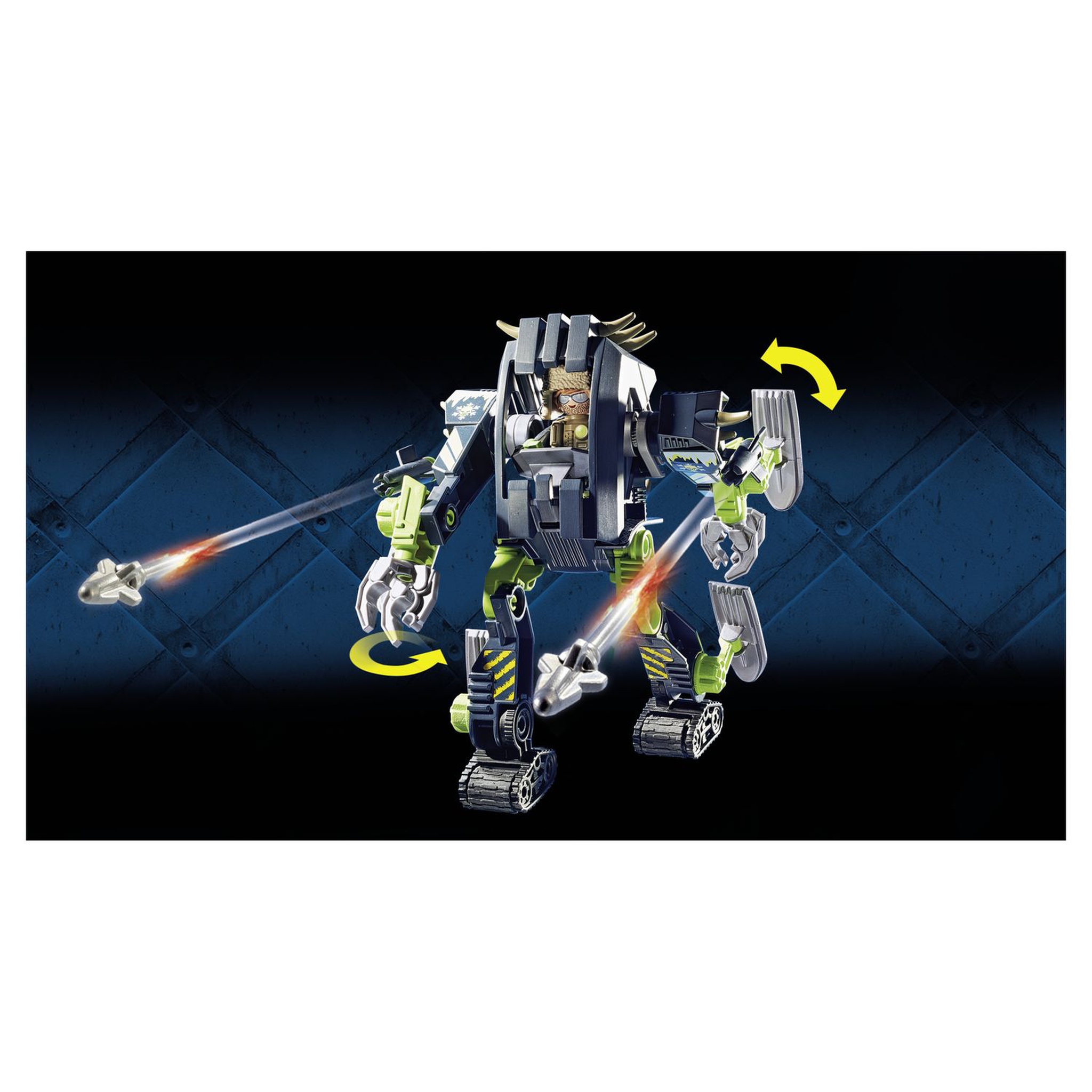 Voir la diapositive 4 : PLAYMOBIL 70233 Top agents - Robot des neiges des rebelles arctiques