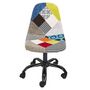 Voir la diapositive 3 : Paris Prix Chaise de Bureau  Patchwork  78-91cm Multicolore