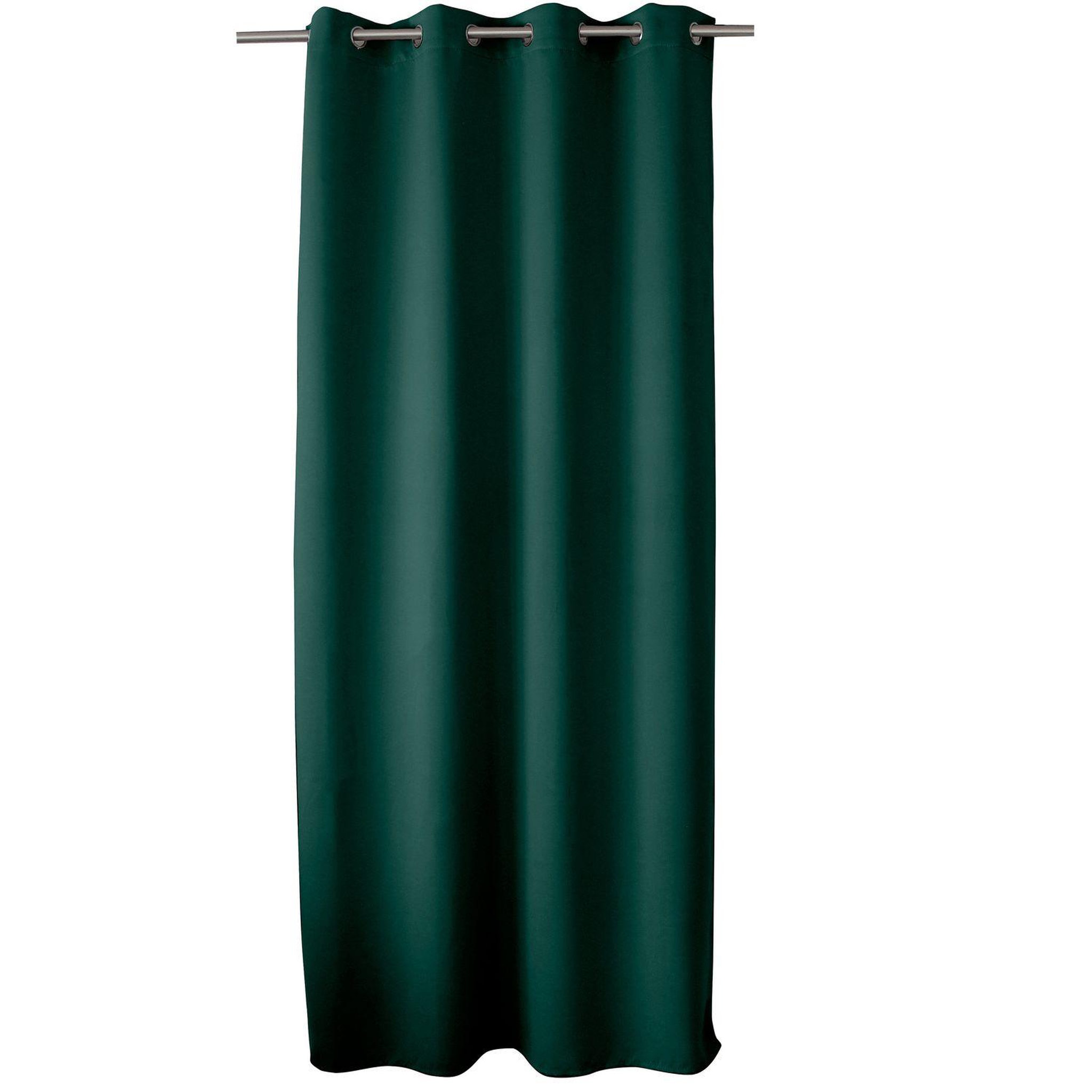 Voir la diapositive 1 : TOILINUX Rideau occultant basic à 8 œillets - 140 x 240 cm - vert argile