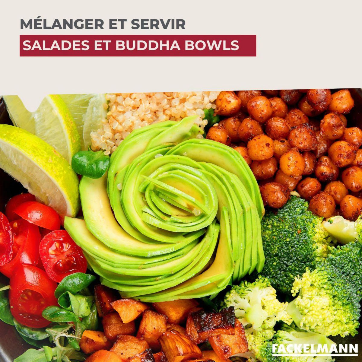 Fackelmann Couverts à salade Fackelmann Édition Bois d'olivier