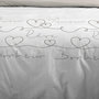 Voir la diapositive 3 : STOF Housse de couette 240x220 AMOURETTE + 2 taies coton 57 fils