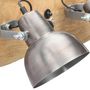 Voir la diapositive 5 : VIDAXL Lampe murale industrielle Argente 68x23 cm E27 Bois de manguier