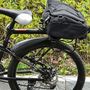 Voir la diapositive 2 : HOMCOM Porte-bagages arrière de vélo - porte-bagages universel de vélo - rangement vélo réglable - alu. PP noir