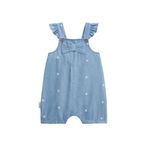 Petit Béguin Salopette bébé en chambray Ciao Milano. Coloris disponibles : Bleu