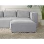 Voir la diapositive 2 : LISA DESIGN Stella - pouf en velours côtelé - style contemporain