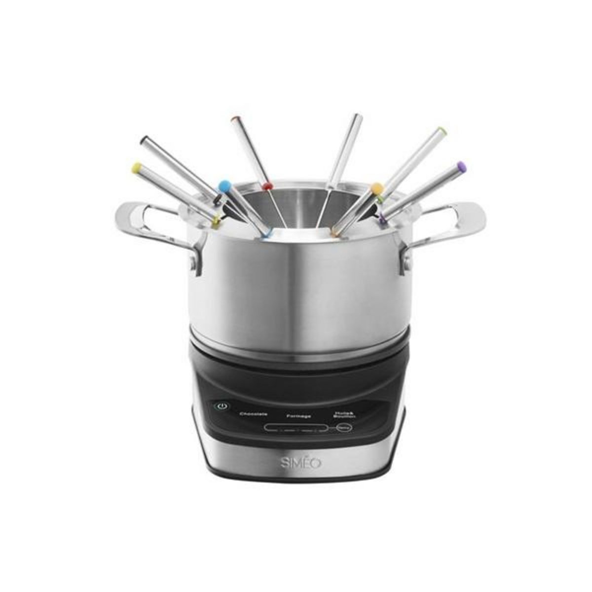 Simeo Fondue 1200w 8 fourchettes inox - FDI720