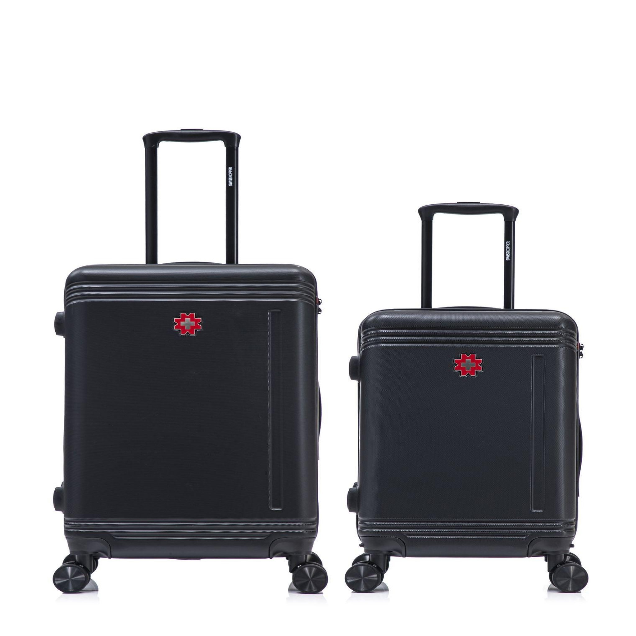 SWISS KOPPER Lot de 2 Valises Rigides Taille Moyenne et Cabine GSTAAD