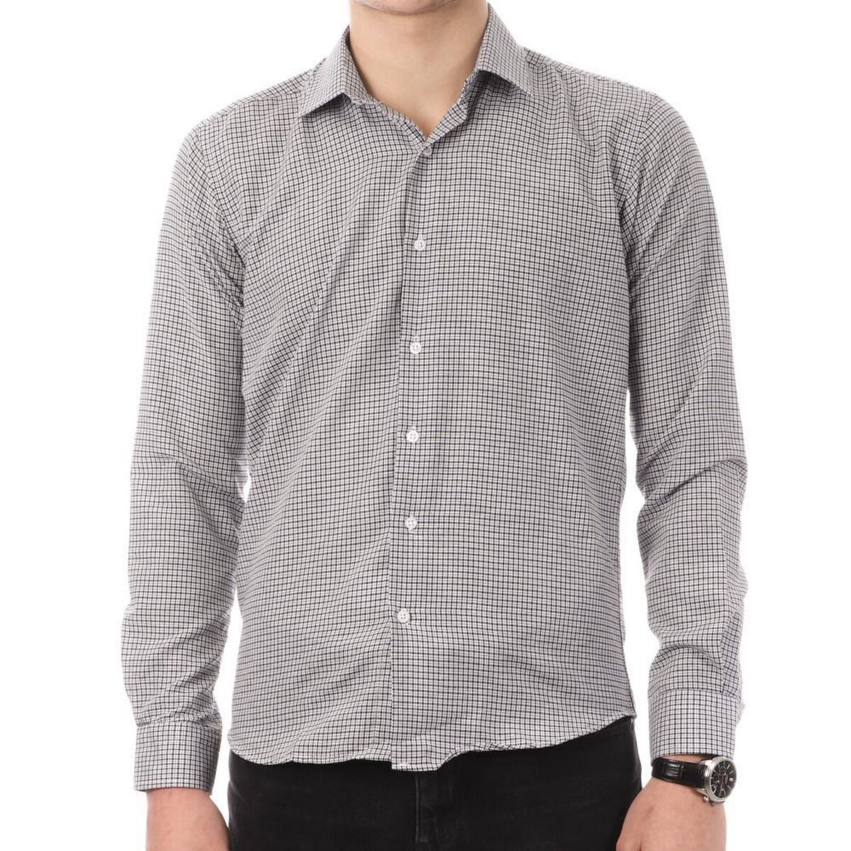 SAINT - HILAIRE Chemise Noir/ Homme Saint-Hilaire 203