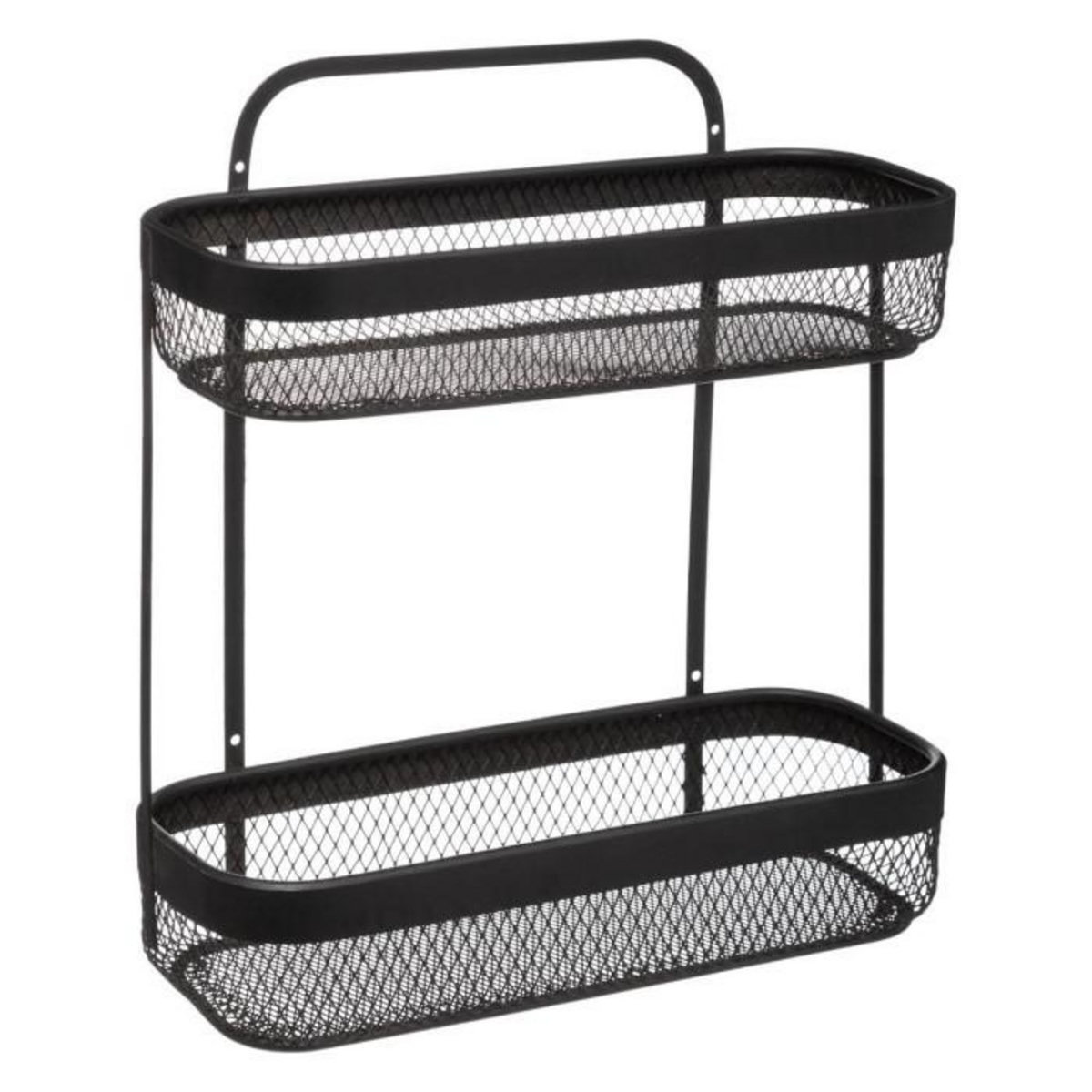 FIVE Étagère 2 Niveaux Design  Mayaj  35cm Noir