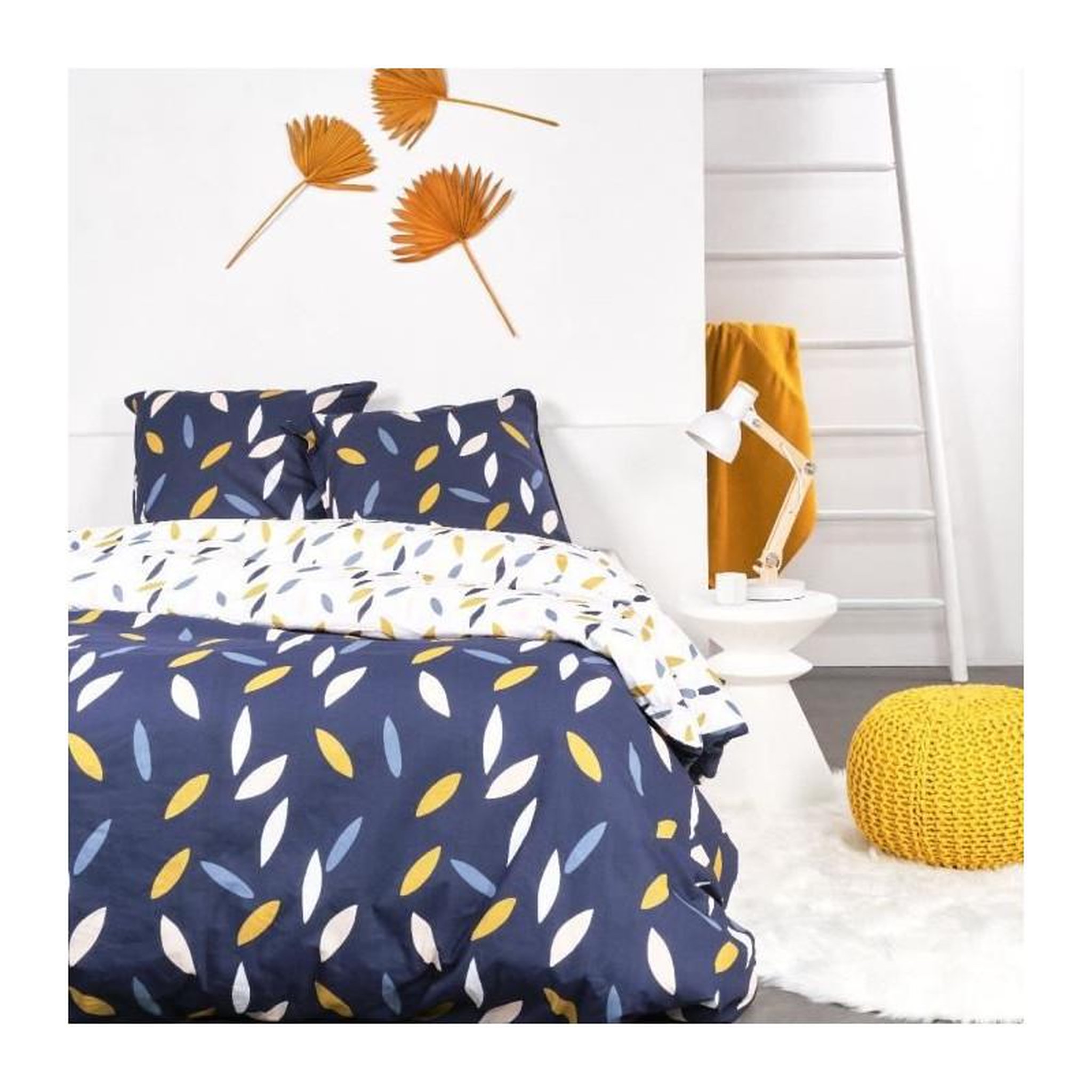 Today Parure de lit - TODAY Sunshine - 240x220 cm - 2 personnes - coton imprimé floral