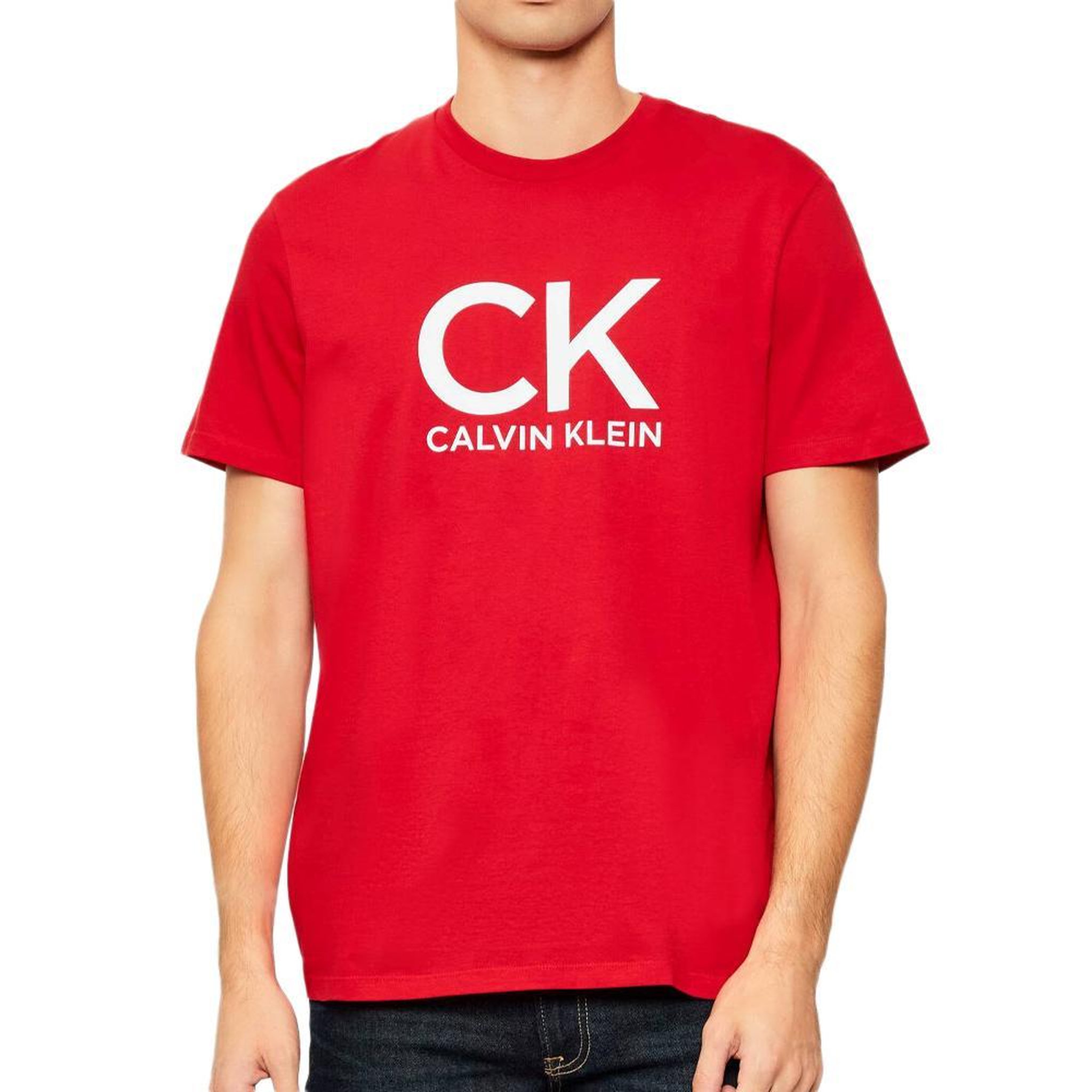 Voir la diapositive 1 : CALVIN KLEIN JEANS T-Shirt Rouge/Blanc Homme Calvin Klein Jeans LV04RD819G