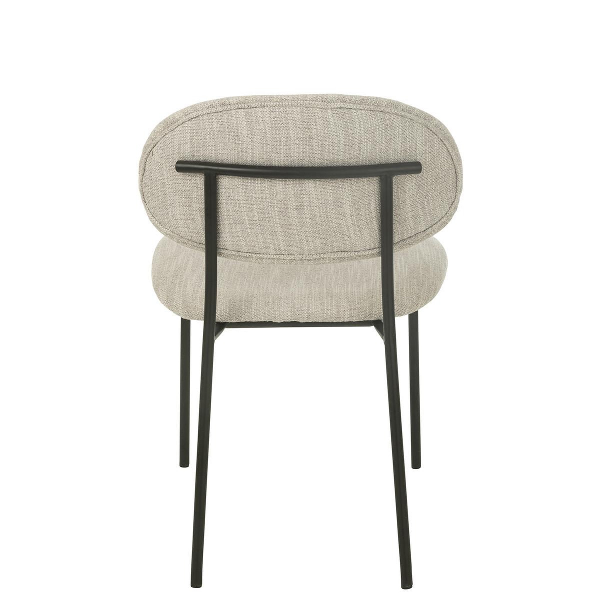 Voir la diapositive 4 : J-LINE Chaise design  anise  82cm beige