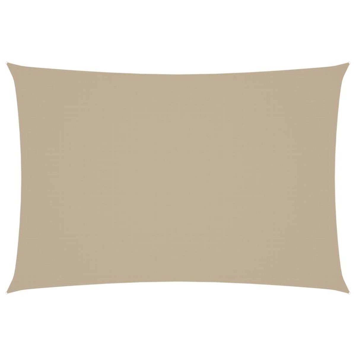 VIDAXL Voile de parasol tissu oxford rectangulaire 2,5x4,5 m beige