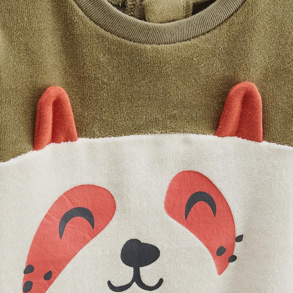 Petit Béguin Lot de 2 pyjamas enfant 2 pièces en velours Gustin