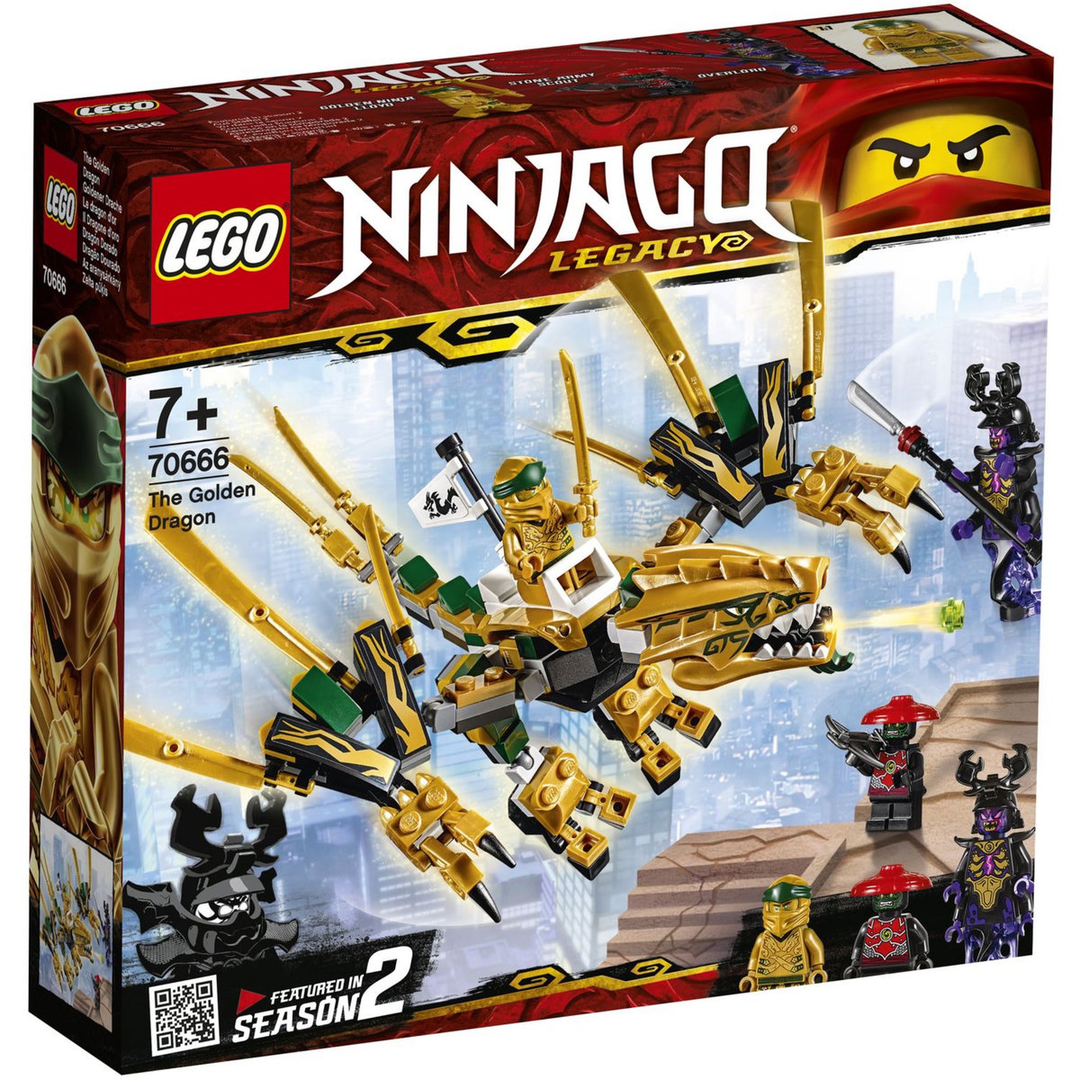 LEGO Ninjago 70666 - Le dragon d'or