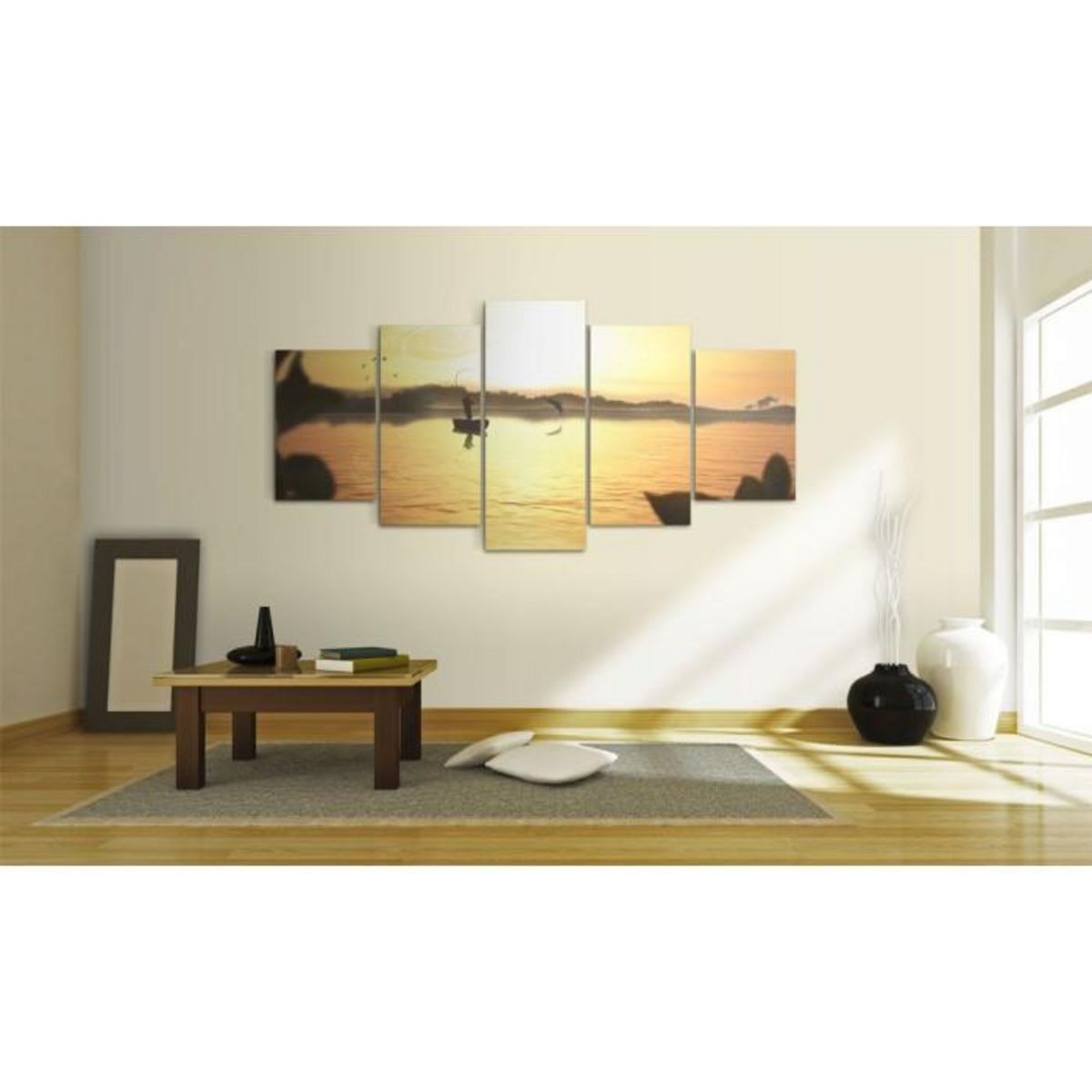 Paris Prix Tableau Imprimé  Lac au Crépuscule