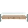 Voir la diapositive 2 : VIDAXL Table basse Clair 98x45x31 cm Verre trempe