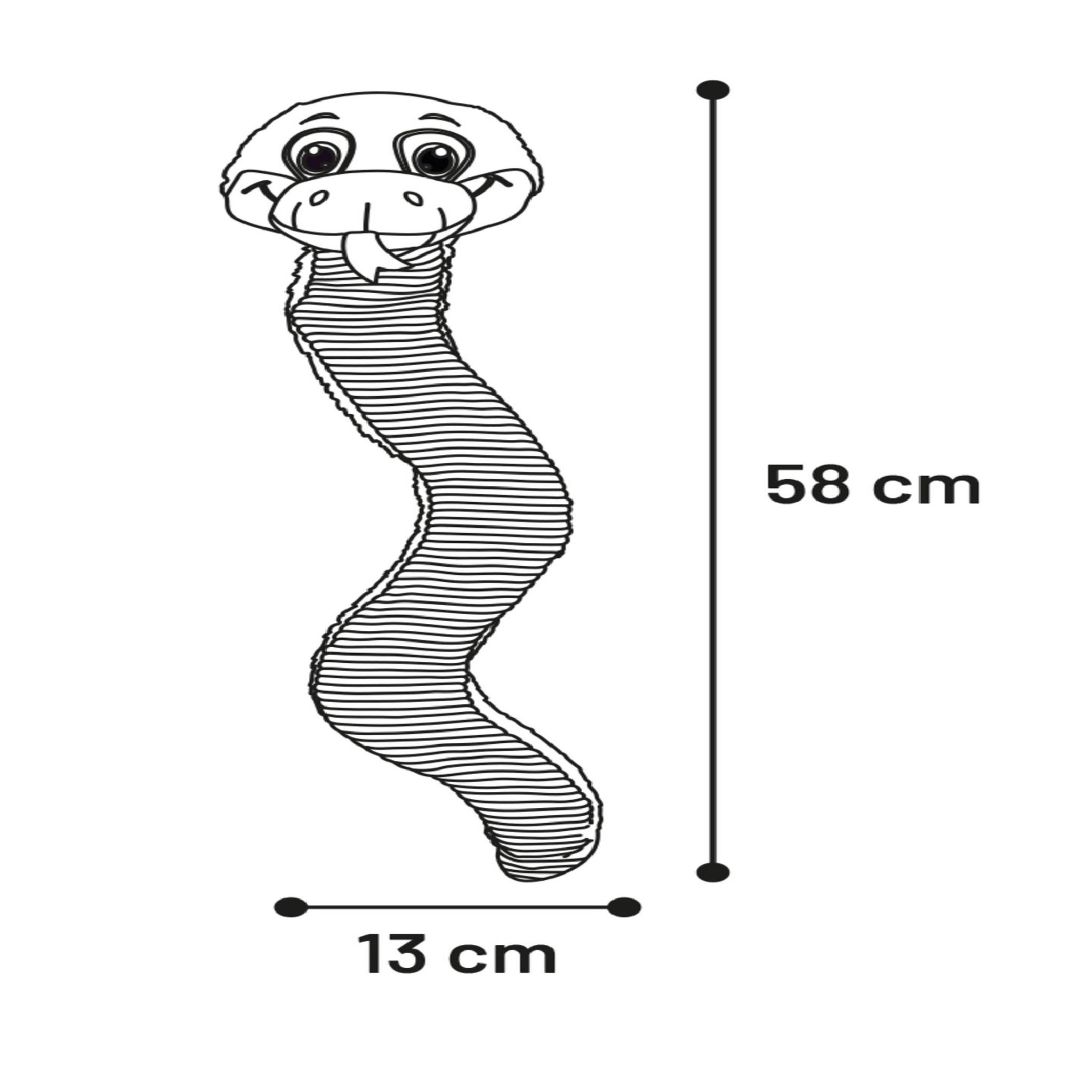 Voir la diapositive 3 : Eden Peluche serpent grand yeux pour chien