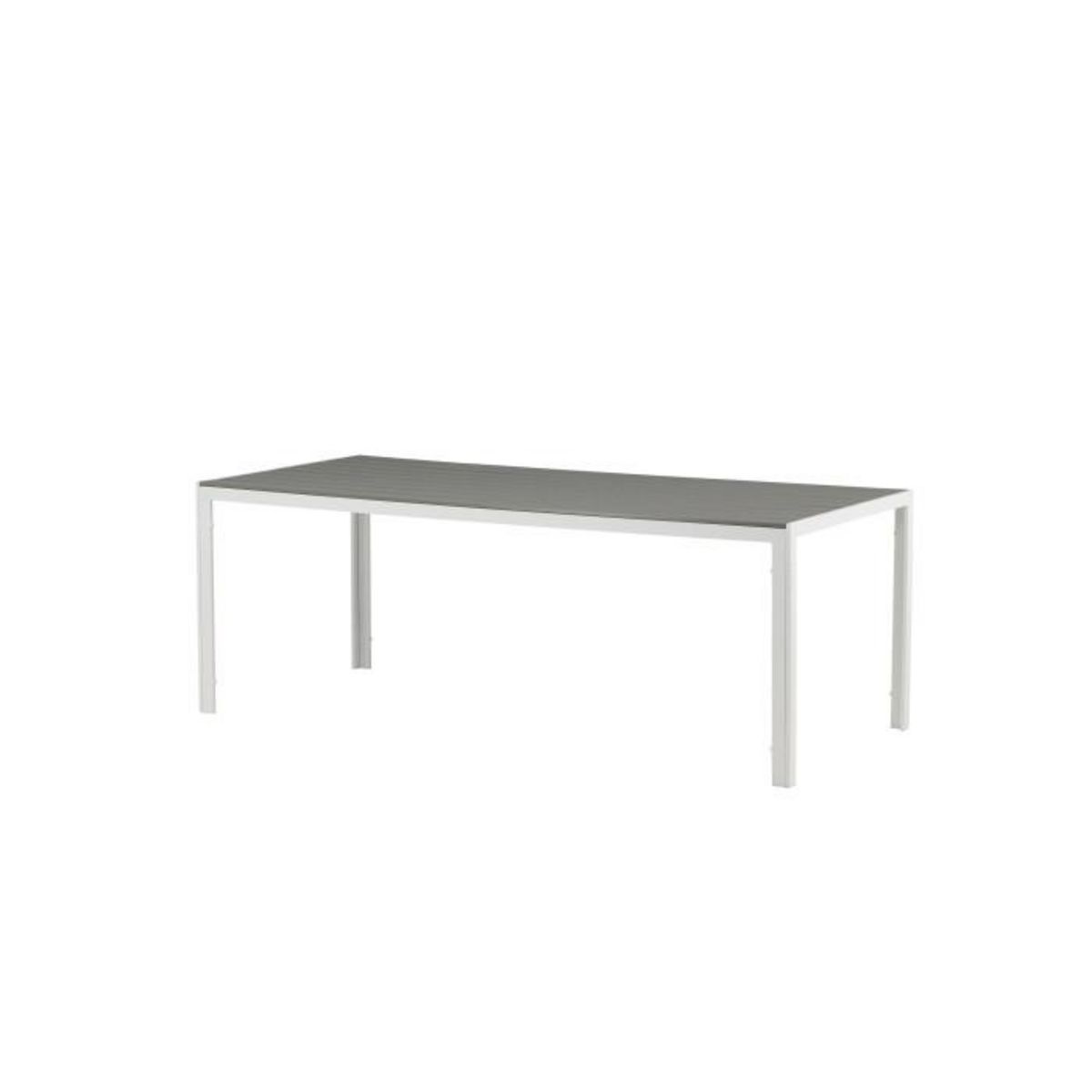 Paris Prix Table de Jardin  Break  205cm Gris
