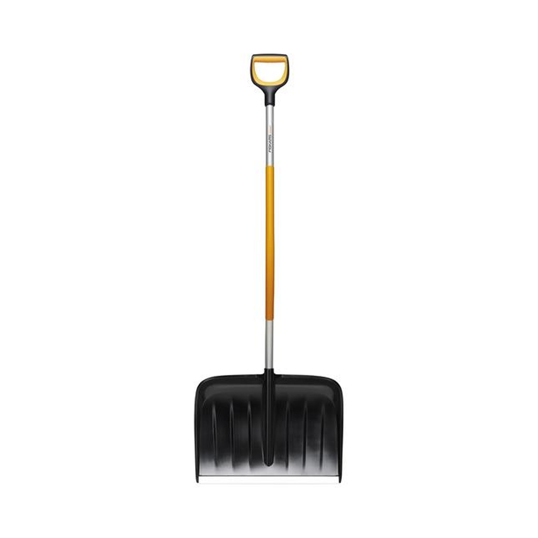 Fiskars Poussoir à neige incurvé X-series - poignée coudée en forme de D