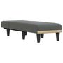 Voir la diapositive 3 : VIDAXL Chaise longue gris fonce tissu