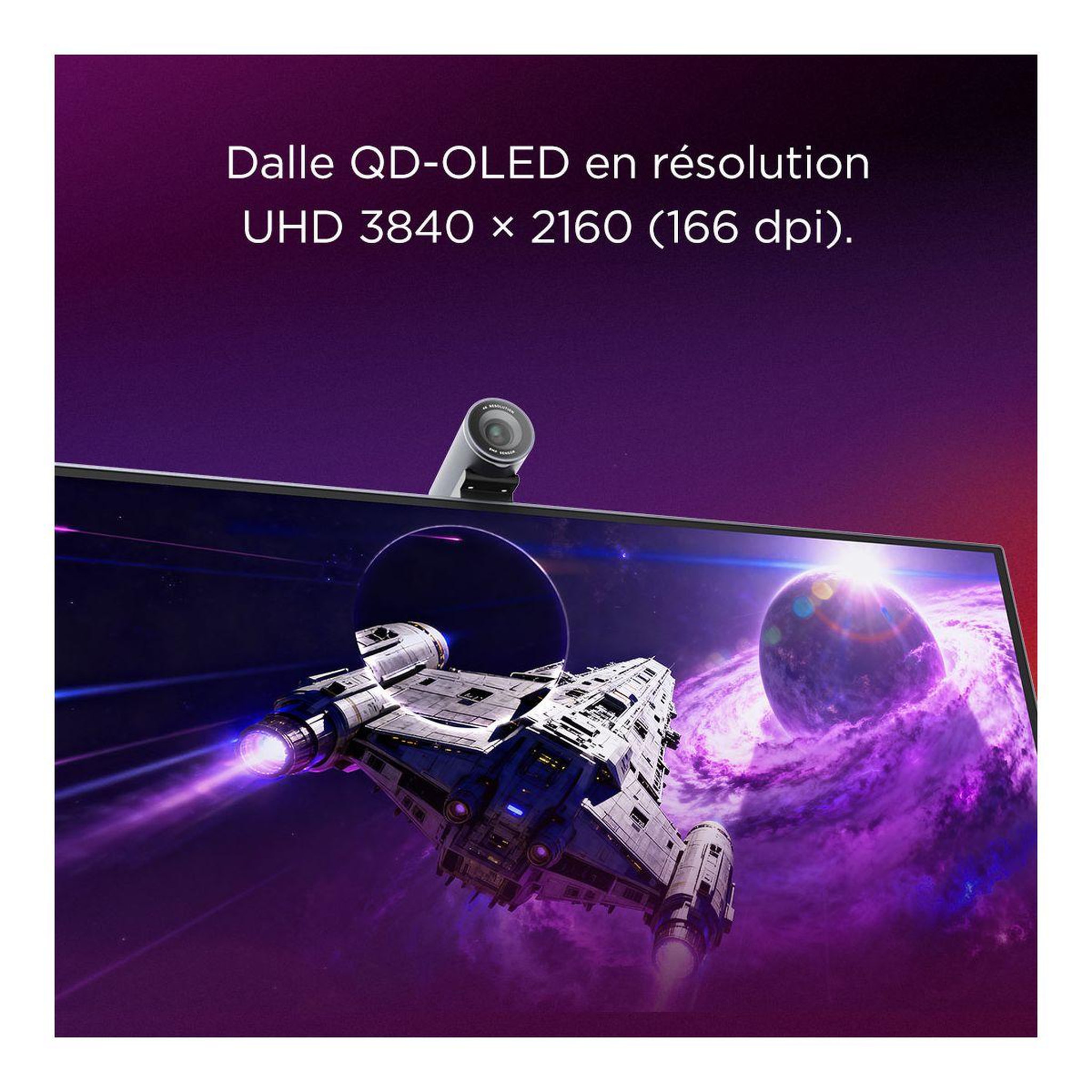 Voir la diapositive 5 : Lenovo Ecran 27ud-10 27  qd-oled 4k 120 hz hdr hdmi 2.1 + usb-c 140w