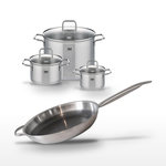 ELO Lot 3 Faitouts Elo Relief Solution 16/20/26 cm et Poêle 32 cm