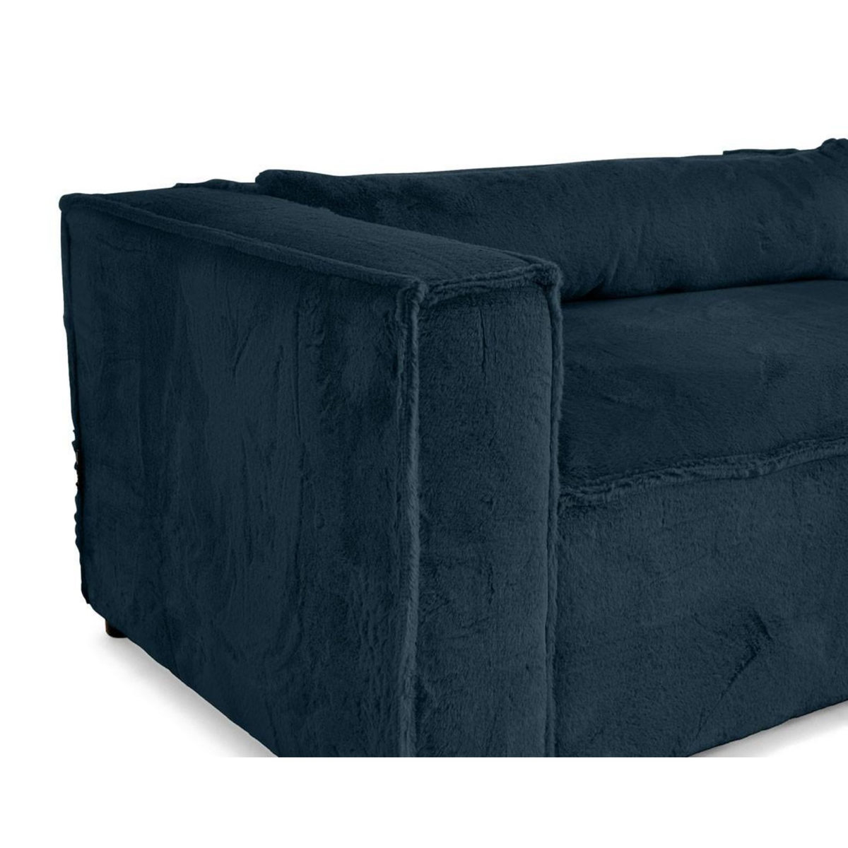 LISA DESIGN Ela - canapé d'angle droit 4 places - en fausse fourrure