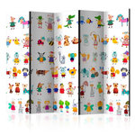 Paris Prix Paravent 5 Volets  Cartoon Pets  172x225cm