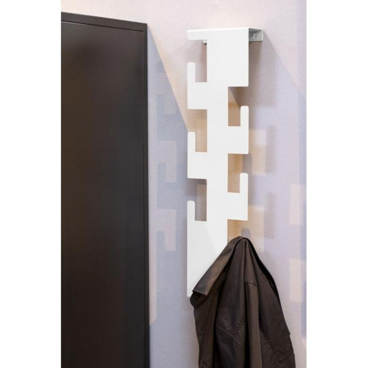 Paris Prix Patère Murale  6 Crochets  60cm Blanc