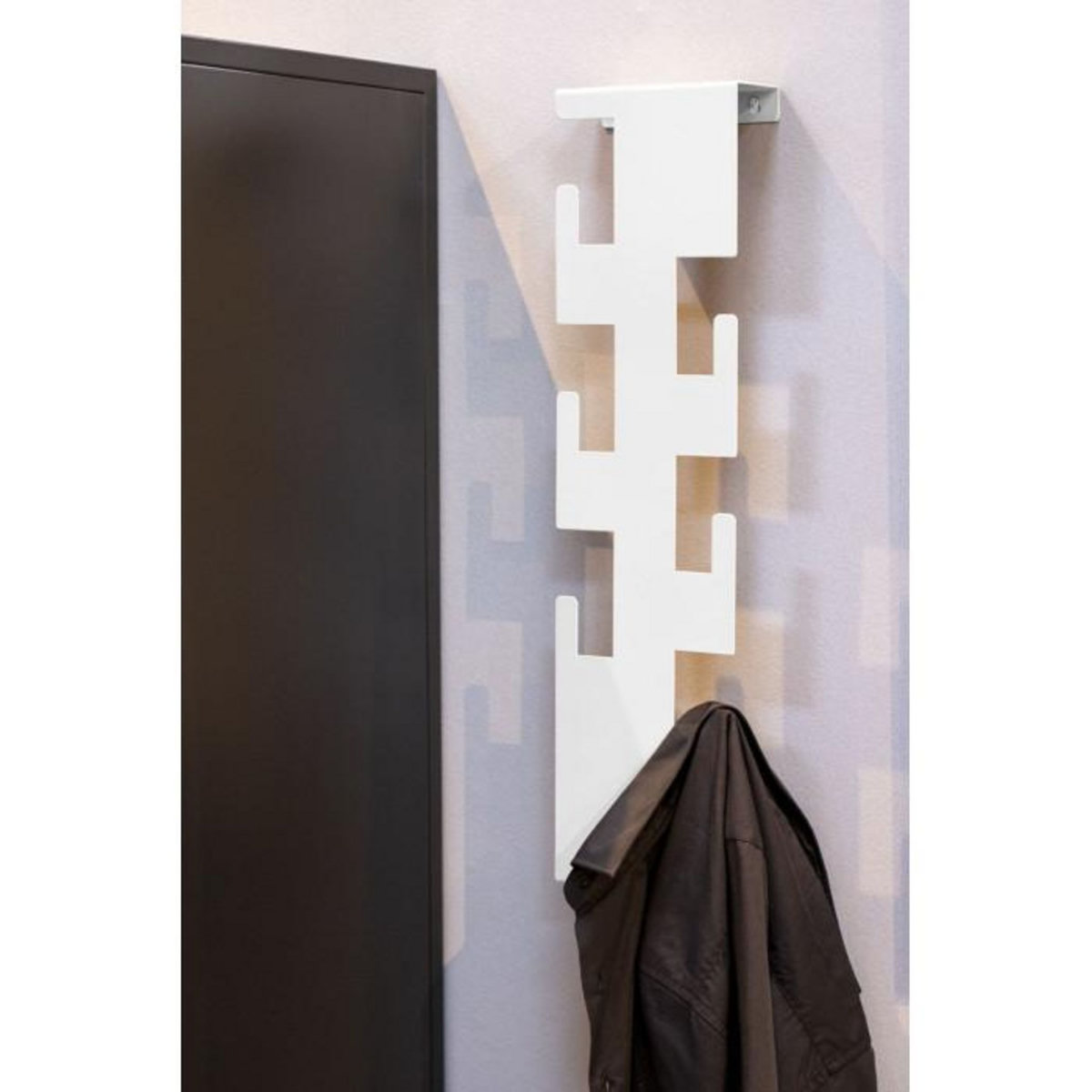 Paris Prix Patère Murale  6 Crochets  60cm Blanc