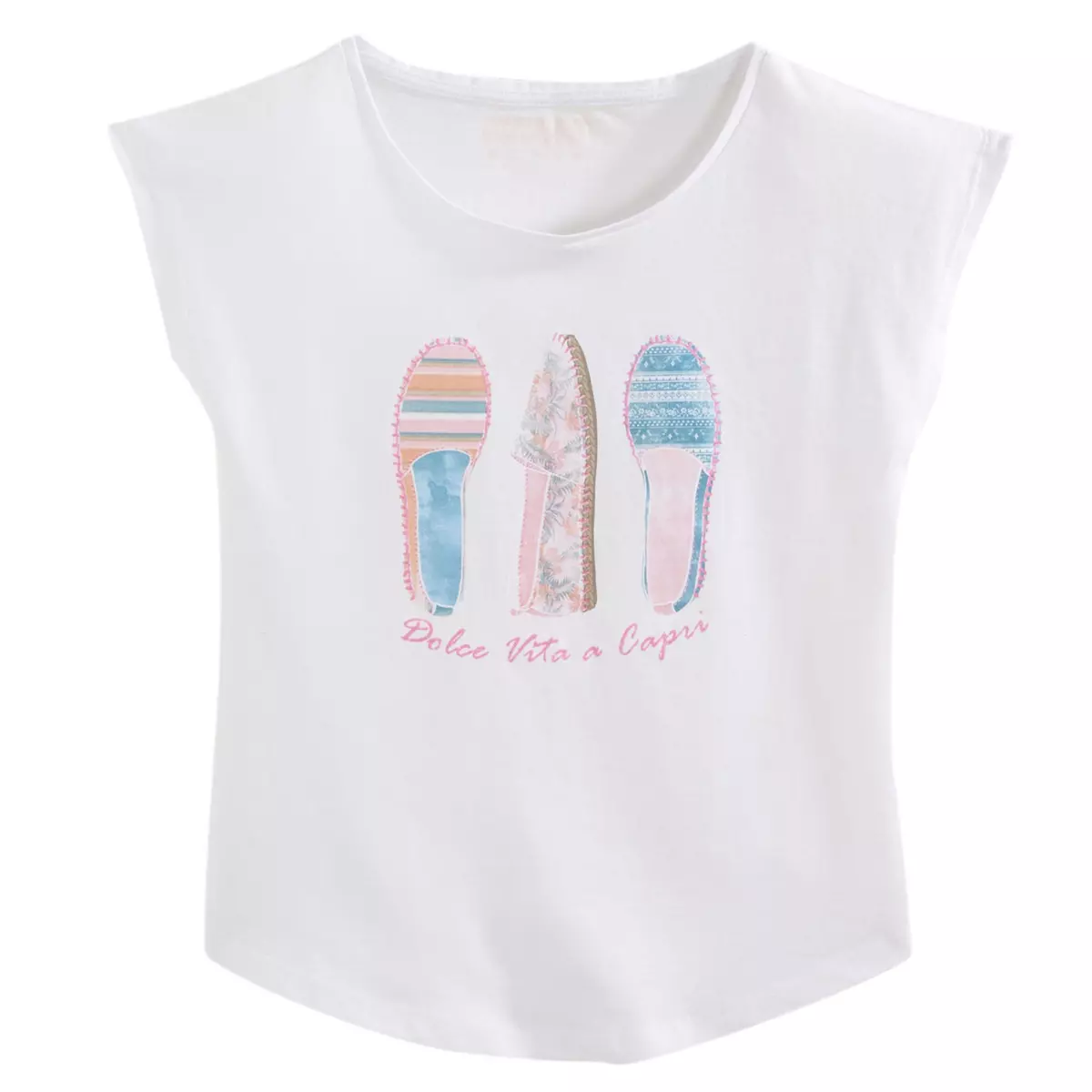 IN EXTENSO Tee shirt manches courtes fille